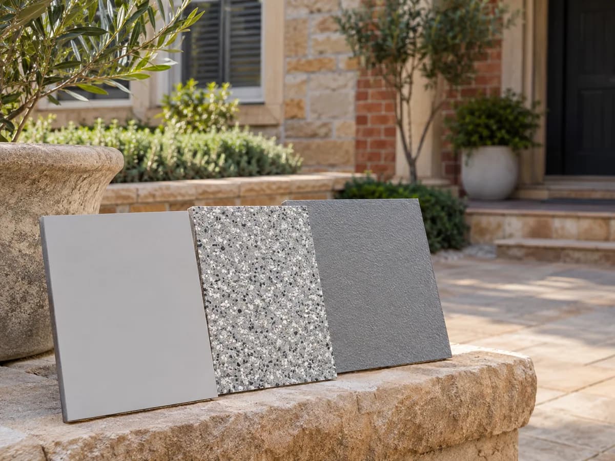 Illustrative coating and finish options in Adelaide